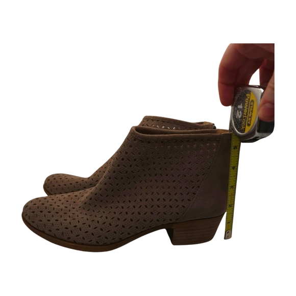 Lucky Brand Women's Brown Suede Heeled Ankle Boots/Booties Size 10M - Picture 6 of 13